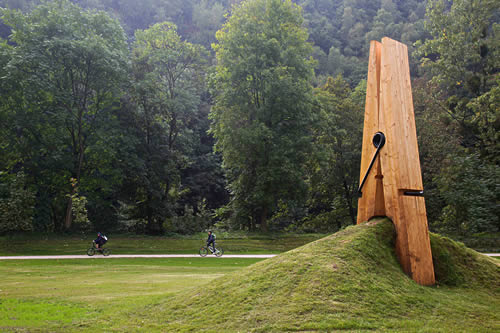Art sculpture exhibit at the Parc de Chaudfontaine, Belgium by Uysal Mehmet Ali