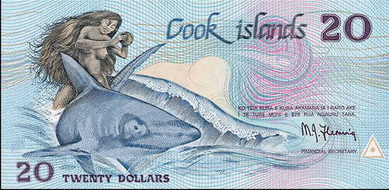 Cook Islands 20 Dollars